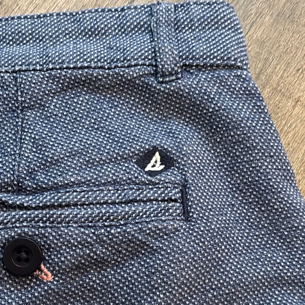 Sperry Men’s Size 36 Twill Blue Flat Front Shorts for Casual Style - Picture 11 of 14